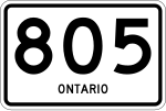 Thumbnail for Ontario Highway 805