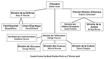 Parti Merkez Komitesinin teşkilat şeması