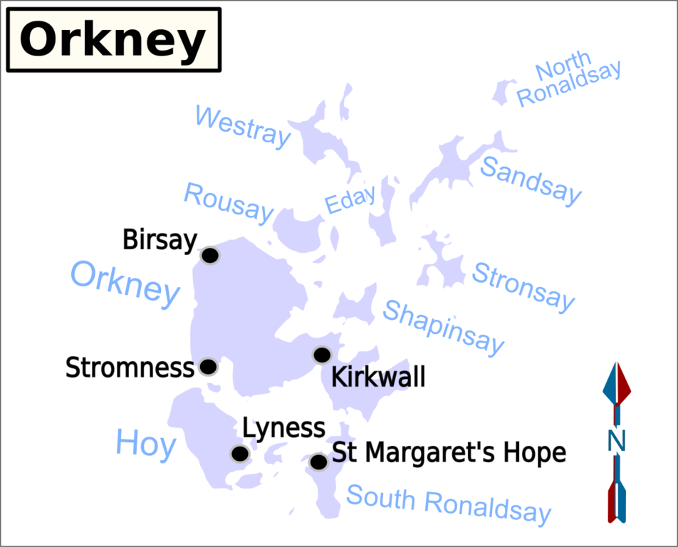 Lista delle isole Orcadi - Wikipedia