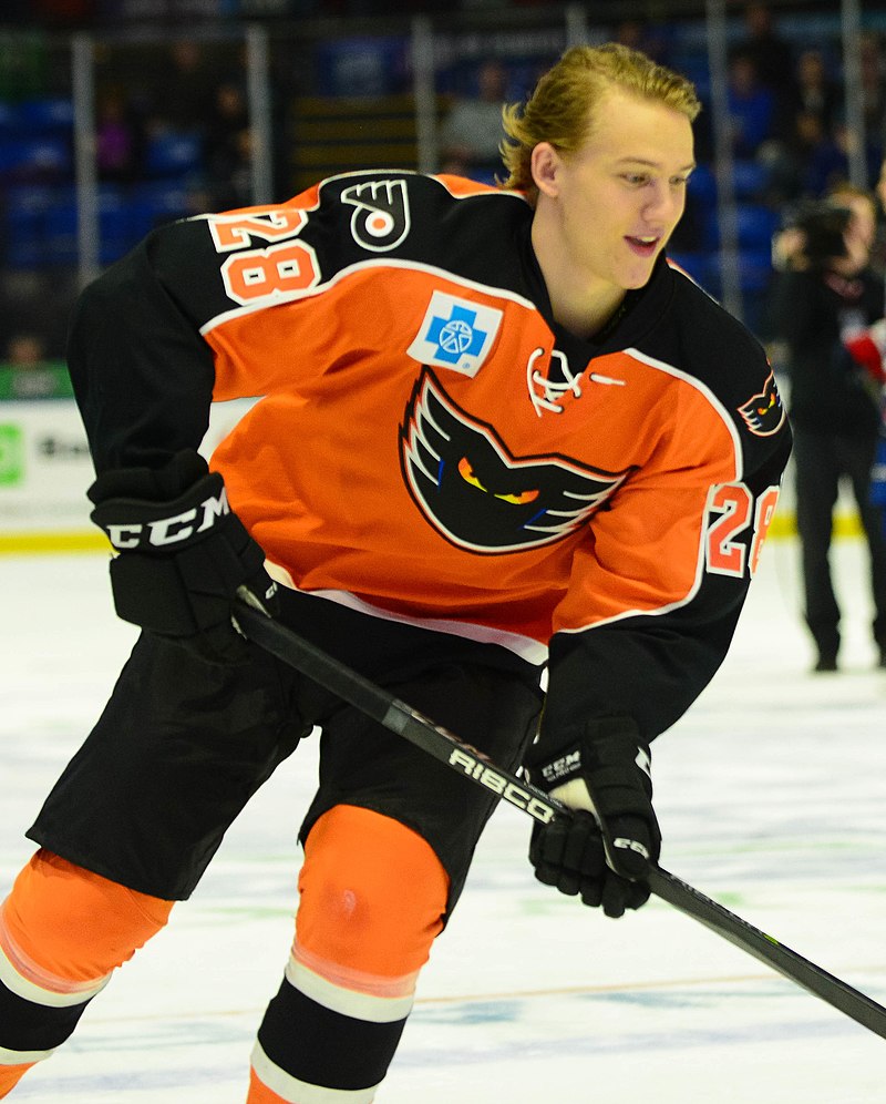 Flyers teammates honor Oskar Lindblom in warmups on Hockey Fights Cancer  night – NBC Sports Philadelphia