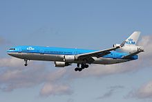 MD-11 PH-KCI de KLM en mai 2009, l'un des derniers appareils en exploitation en version passagers.