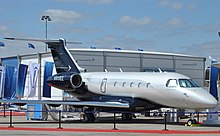 Legacy 450: six windows per side Paris Air Show 2017 Embraer Legacy 450 (cropped).jpg