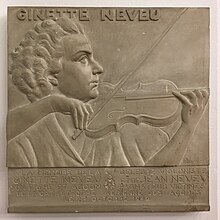 Paris salle Pleyel plaque à Ginette Neveu.jpg
