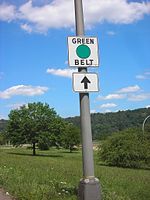 Green Belt on PA 837 Pennsylvania State Route 837 (4181931363).jpg