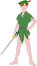 Peter Pan by nk.svg