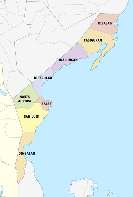 Aurora Province Map