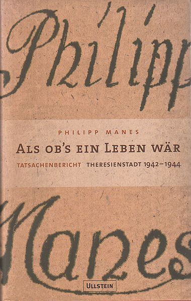 File:Philipp Manes, Als ob's ein Leben wär (Buchumschlag).jpg