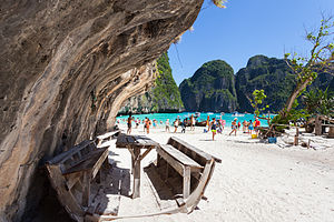 Different view of Maya Bay