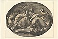 Pluto, Neptune, Minerva, and Apollo, from a series of eight compositions after Francesco Primaticcio's designs for the ceiling of the Ulysses Gallery (destroyed 1738–39) at Fontainebleau MET DP821340
