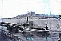 Pozsony 1903, Duna-part, szemben a vár. Fortepan 86765.jpg