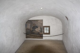 Gefangenenzelle von Sándor Rózsa im Kaiserturm