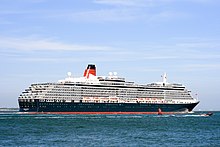 Queen Victoria at Calshot, departing Southampton, June 2013. Queen Victoria-1.jpg