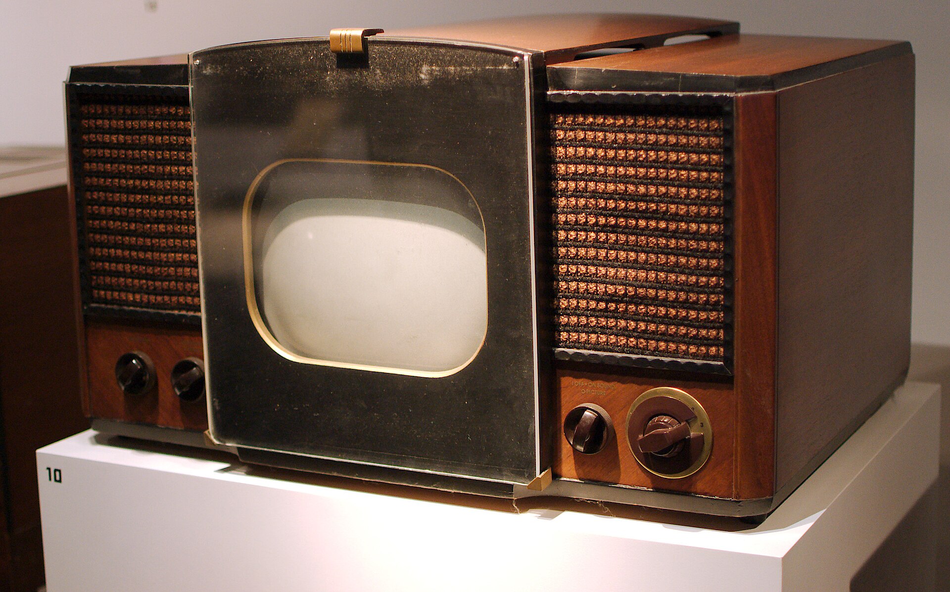 first black and white television