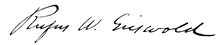 Signature de Rufus Wilmot Griswold