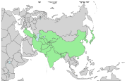 Range of Hieracium canadense-Asia.svg