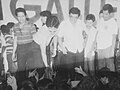 Ricky Yabut shakes hand with Makateños after the victory speech of Mayor Yabut.jpg