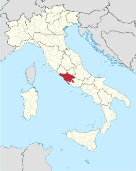 Pozicija Metropolitanskog grada Rima u Italiji