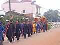 Ceremonial procession of Thành hoàng Nguyễn Văn Thành in Tân An commune, Thủ Dầu Một, Bình Dương province.