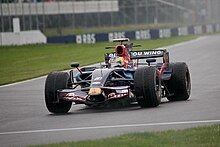 Bourdais driving the STR3 at the 2008 Canadian Grand Prix. S.Bourdais Canada 2008.jpg