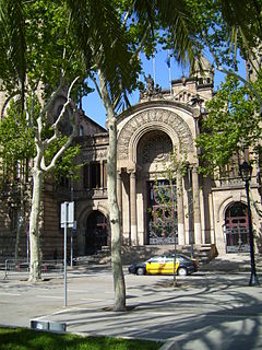 Passeig de Lluís Companys, Barcelona street in Barcelona, Spain