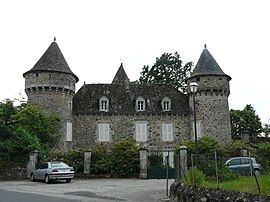 Das Schloss von Saint-Étienne in Saint-Étienne-de-Chomeil