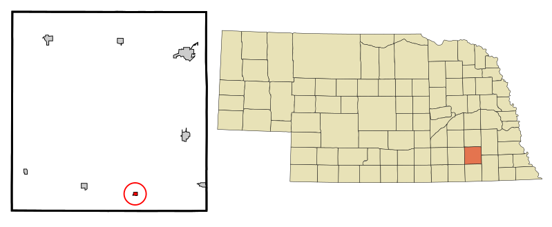 File:Saline County Nebraska Incorporated and Unincorporated areas Swanton Highlighted.svg