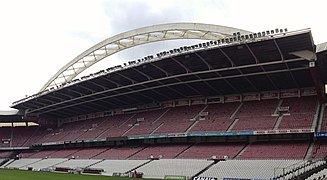 Das erste San Mamés-Stadion in Bilbao, Bogen aus dem Jahr 1953, wurde 2013 abgerissen (2013)