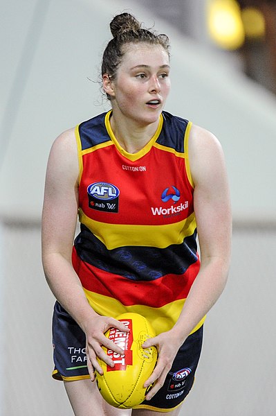 Adelaide's Sarah Allan finished third, polling 15 votes.