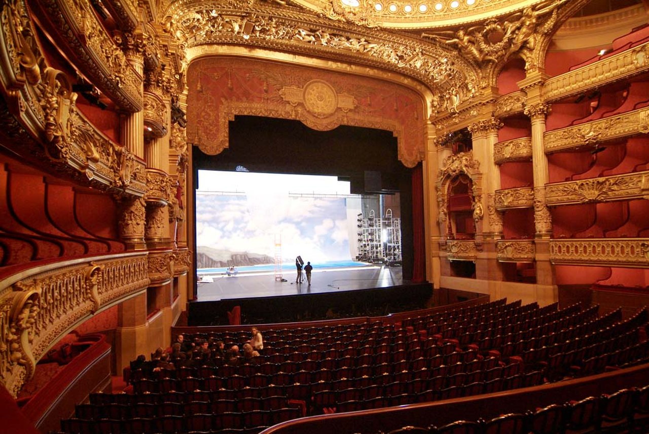 Французский театр балета. Оперный театр в Париже Гранд-опера. Опера Гарнье в Париже. Опера Гарнье театральный зал. Театр Гранд опера в Париже.