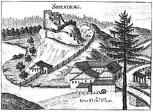Schönbergmühle am „Gros Mihel Fluss“, 1674