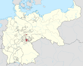 Localização de Condado (Principado) de Schwarzburg-Rudolstadt
