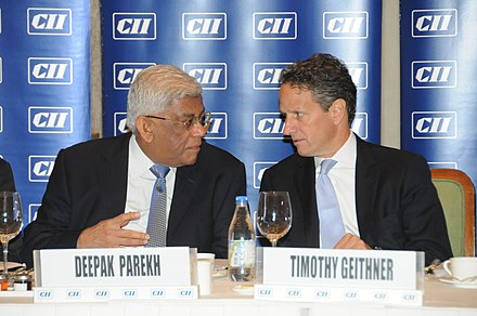 Secretary Geithner meets with India