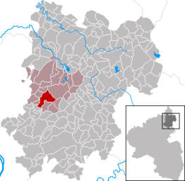 Kaart van Selters (Westerwald)