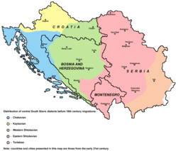 Serbo croatian dialects historical distribution.png