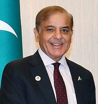 <span class="mw-page-title-main">Shehbaz Sharif</span> 23rd Prime Minister of Pakistan since 2022