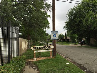 Shenandoah ShenandoahsignHoustonTX.JPG