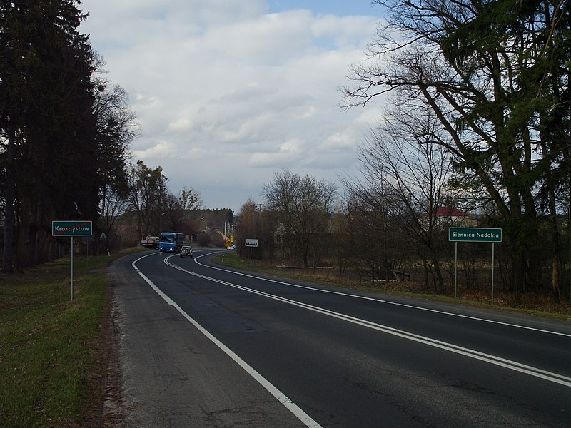 File:Siennica Nadolna main road.JPG