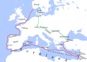 Norwegischer Kreuzzug: Die Reise zum Königreich Jerusalem, Die Reise zurück nach Norwegen, Einzelnachweise