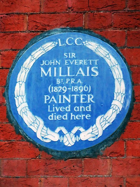 File:Sir John Everett Millais BT PRA 1829-1896 painter lived and died here.jpg