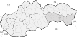Distret de Košice III - Localizazion