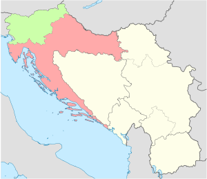 Slovenia Croatia and Yugoslavia location map.svg