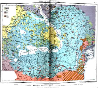 Ethnic groups in Romanian territories in the second half of the 19th century Sprachatlas Weigand 67.JPG