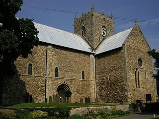 Stow Minster church in West Lindsey, UK