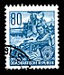 Stamps GDR, five-year plan, 80 Pfennig, offset print 1953, 1957.jpg