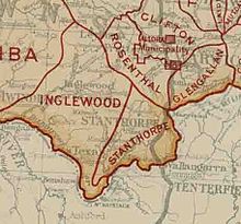 Map of Stanthorpe Division, March 1902 -- Ballandean Division would have been the southern portion Stanthorpe Division, March 1902.jpg