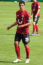 Stindl im Trikot von Hannover 96 (2013)