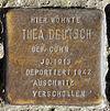 Stolperstein Blücherstr 61b (Kreuzb) Thea Deutsch.jpg