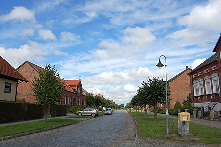 Straße durch Tornau