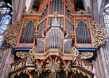 The buffet of the organ