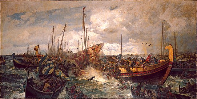 The Battle of Svolder, by Otto Sinding